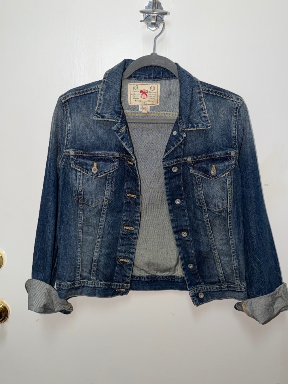 French Connection Denim Jacket Size 8